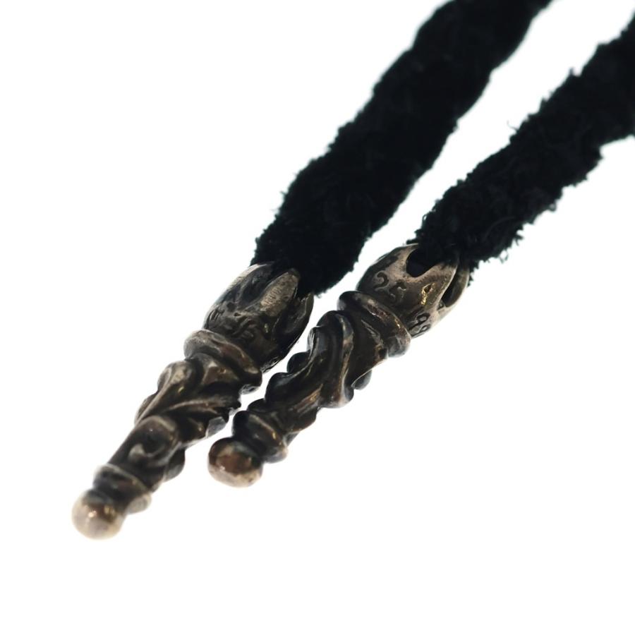 CHROME HEARTS（クロムハーツ） LEATHER BRAID SCROLL ネックレス