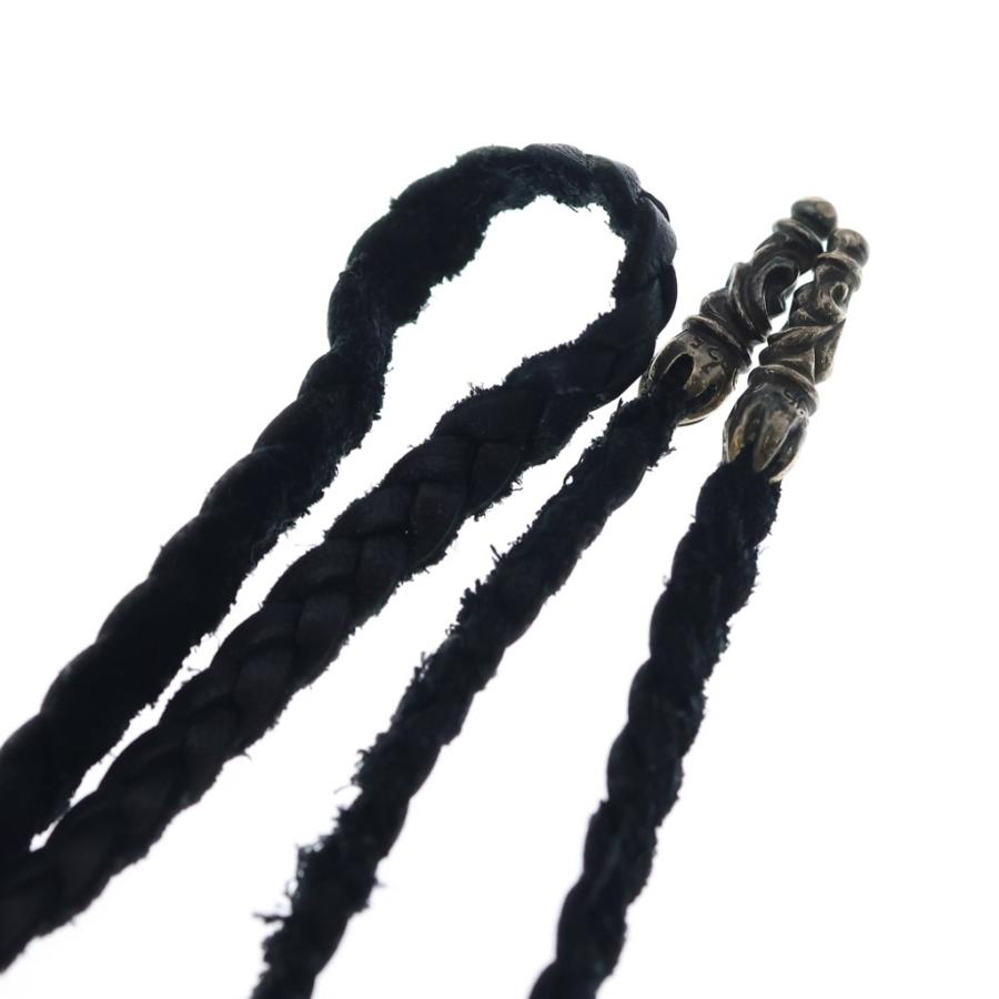 CHROME HEARTS（クロムハーツ） LEATHER BRAID SCROLL ネックレス
