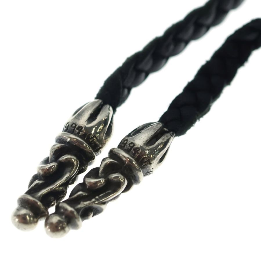 CHROME HEARTS（クロムハーツ） LEATHER BRAID スクロールレザー