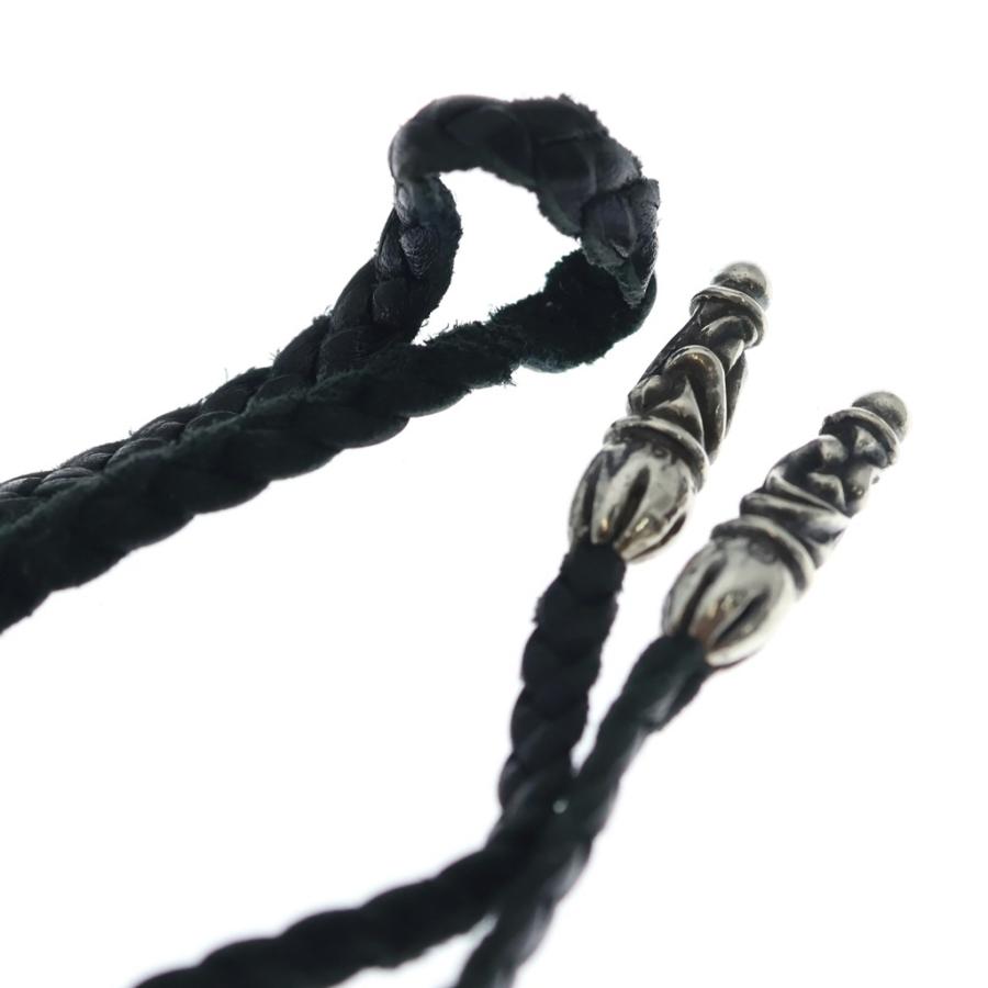 CHROME HEARTS（クロムハーツ） LEATHER BRAID スクロールレザー