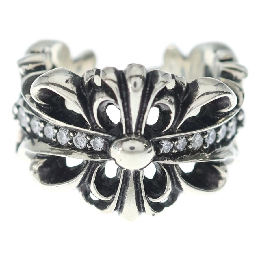 わ*ゃ様 Chrome Hearts ダブルフローラルクロスリング　13号　シル CHROME HEARTS（クロムハーツ） DBL FLRL CRS P D ダブルフローラル