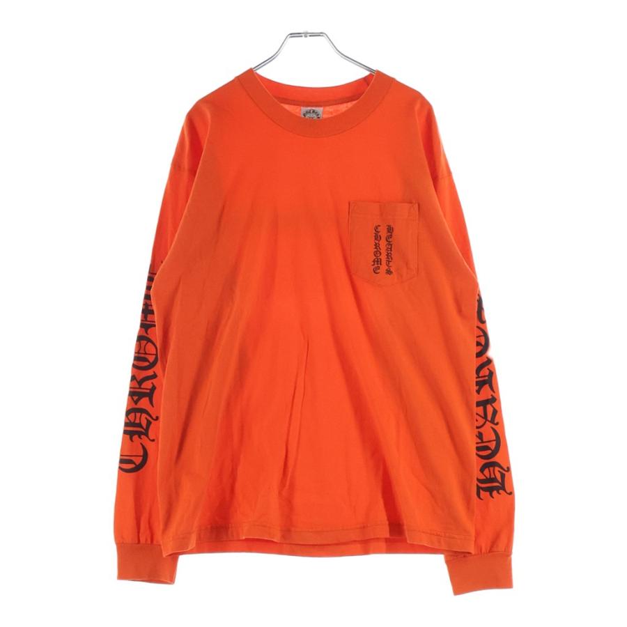 クロムハーツ　ロンT オレンジ CHROME HEARTS（クロムハーツ） OLD CH LOGO L/S TEE オールド CHロゴ