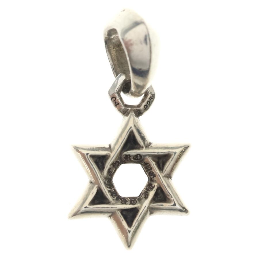 CHROME HEARTS クロムハーツ STAR OF DAVID CHARM スターオブダビデチャーム シルバーネックレストップ CHROME HEARTS（クロムハーツ） STAR OF DAVID CHARM スターオブダビデ