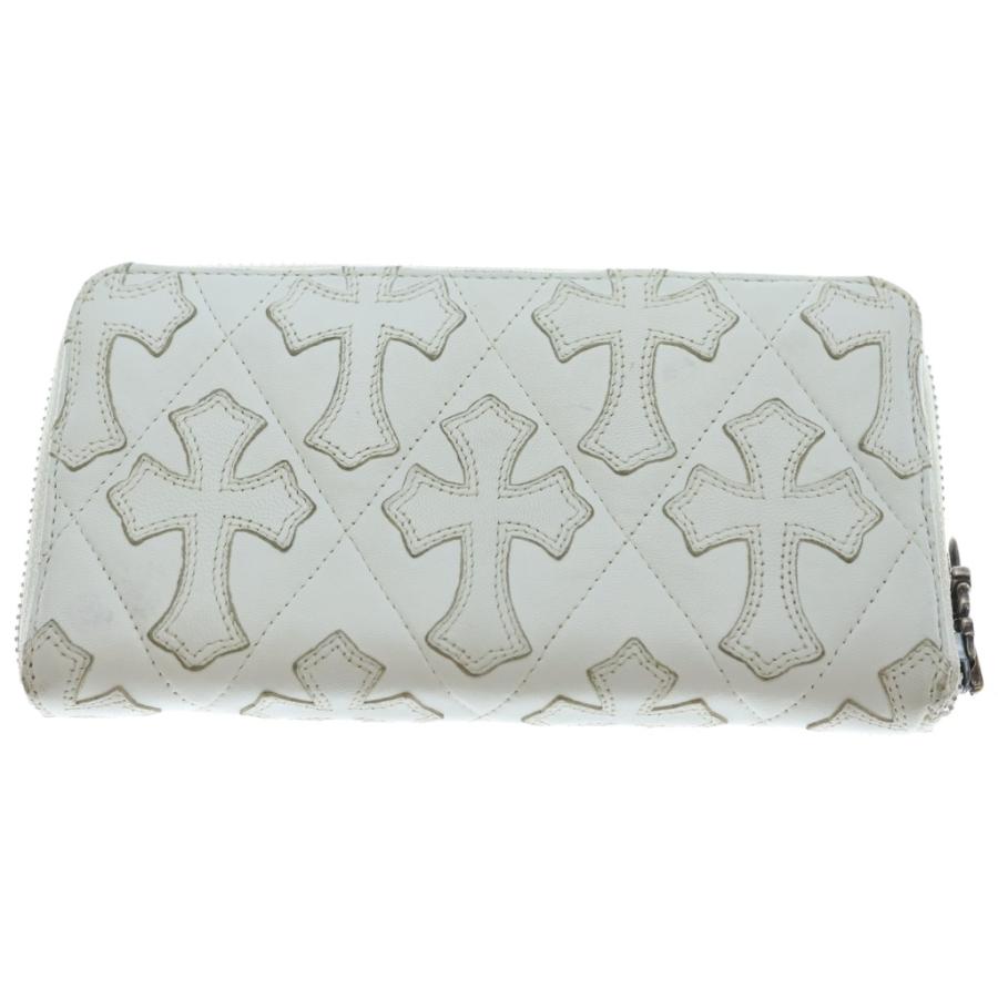 クロムハーツ 長財布 キルトセメタリー REC F ZIP ラウンドファスナー CHROME HEARTS（クロムハーツ） REC F ZIP QUILTED WALLET セメタリー