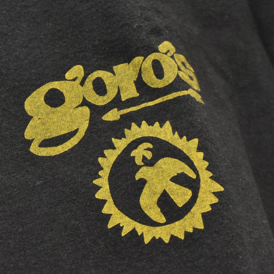 goro's(ゴローズ) ゴローズTシャツ 黒 オーガニックコットンボディ