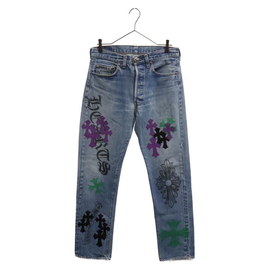 CHROME HEARTS クロムハーツ × LEVI'S 501 STENCIL DENIM CHROME HEARTS クロムハーツ × LEVI'S 501 STENCIL DENIM