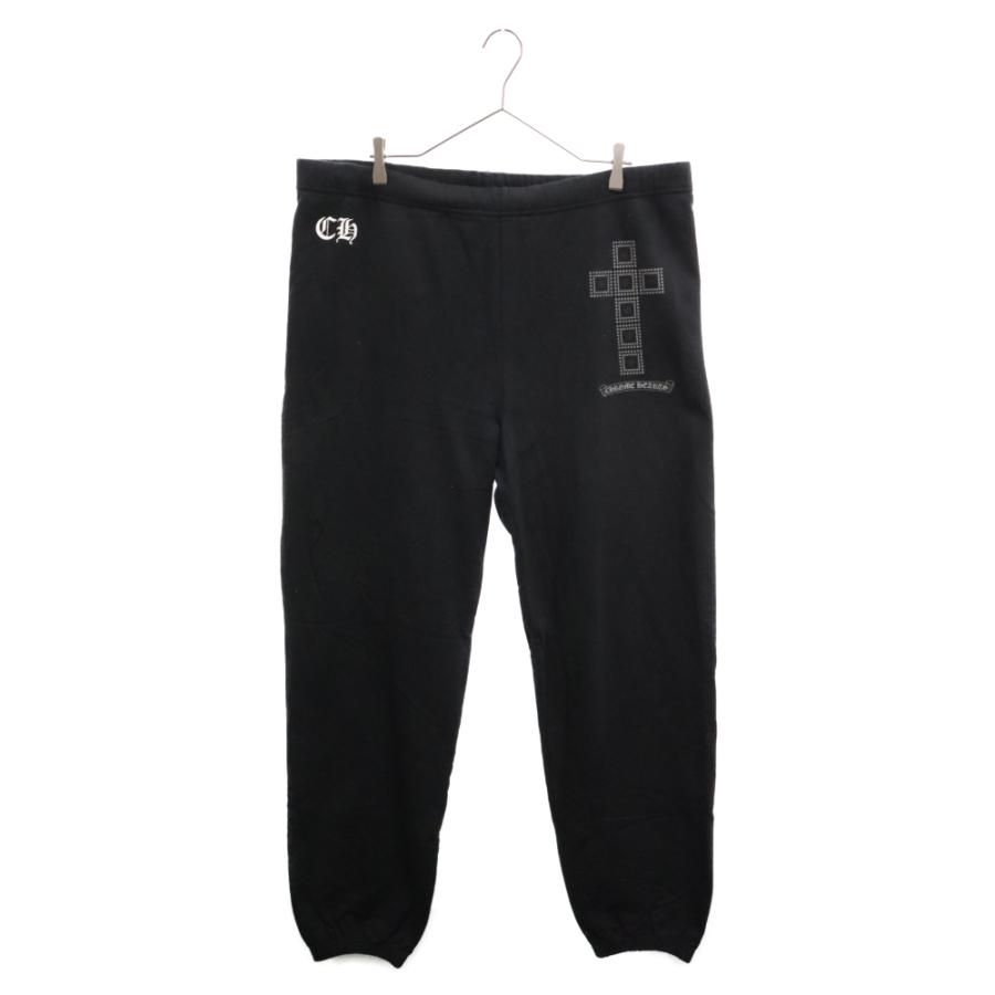 CHROME HEARTS クロムハーツ SWEAT PANTS STAR サイド クロス ロゴ 