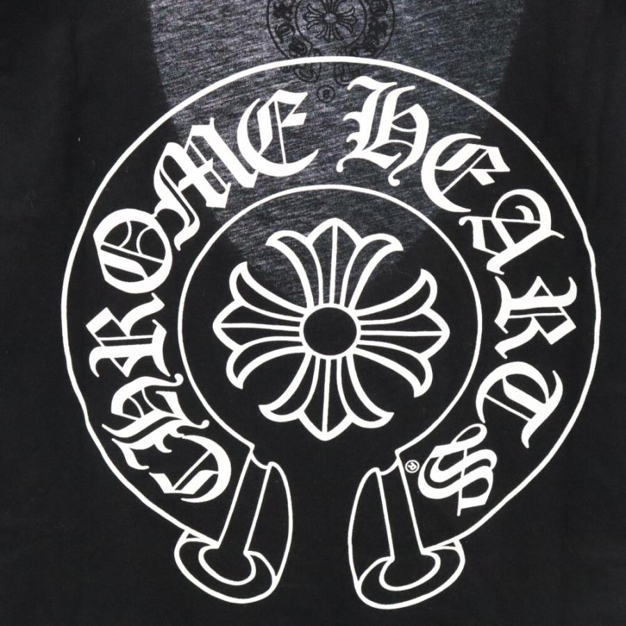 CHROME HEARTS クロムハーツ ホースシューロゴ Vネック 半袖T CHROME HEARTS クロムハーツ ホースシューロゴ Vネック 半袖T