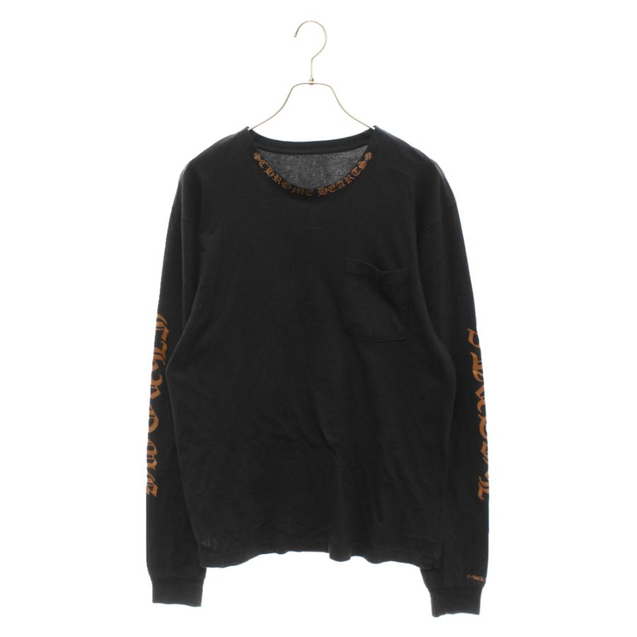 CHROME HEARTS クロムハーツ Neck Logo L/S Tee ネックロゴ長袖Tシャツ 