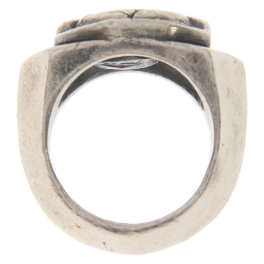 STOP LIGHT ストップライト SKUILL RING 6角スカルリング シルバー