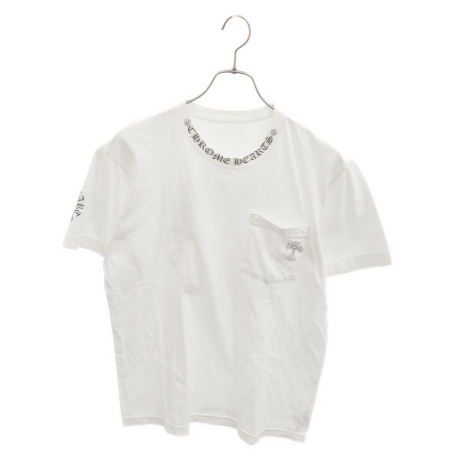 CHROME HEARTS クロムハーツ NECK LOGO S/S TEE ネック ロゴプリント