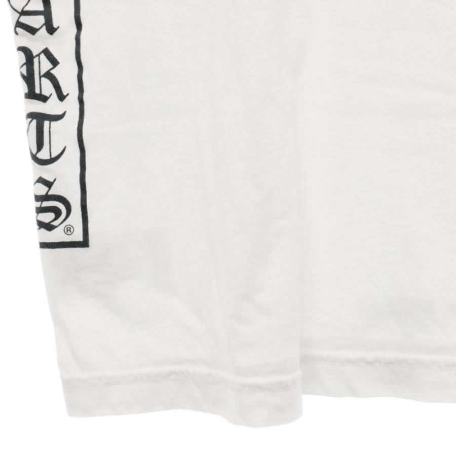 トップス Chrome Hearts Scroll Logo T-shirt \"White CHROME HEARTS（クロムハーツ） Osaka Scroll Label Logo Tee オオサカ