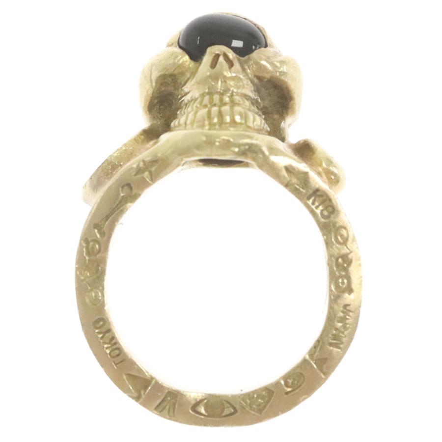 STOP LIGHT ストップライト K18 Skull Ring 全金スカルリング STOP LIGHT ストップライト K18 Skull Ring 全金スカルリング