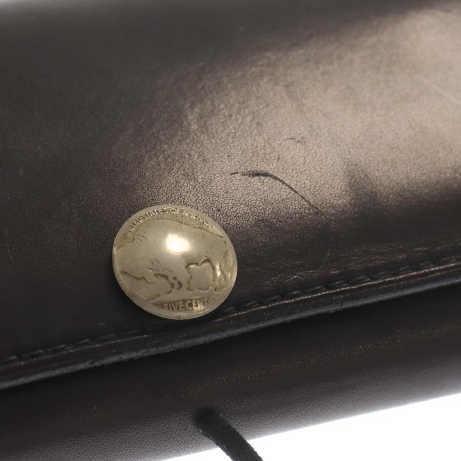 お得，限定SALE】 goro's ゴローズ 三つ折り長財布 ブラック