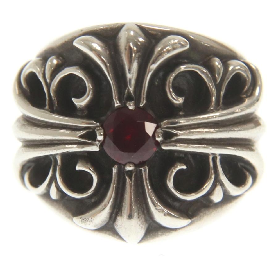 1*4様 【Chrome Hearts】クロムハーツ　キーパーリング　ルビー＆ダ CHROME HEARTS（クロムハーツ） KEEPER RING キーパーリング 1ルビー
