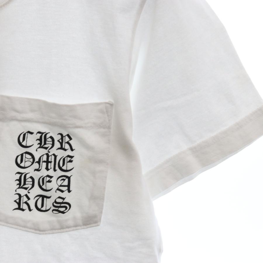 CHROME HEARTS クロムハーツ Vertical Logo Tee ヴァーティカル CHROME HEARTS クロムハーツ Vertical Logo Tee ヴァーティカル