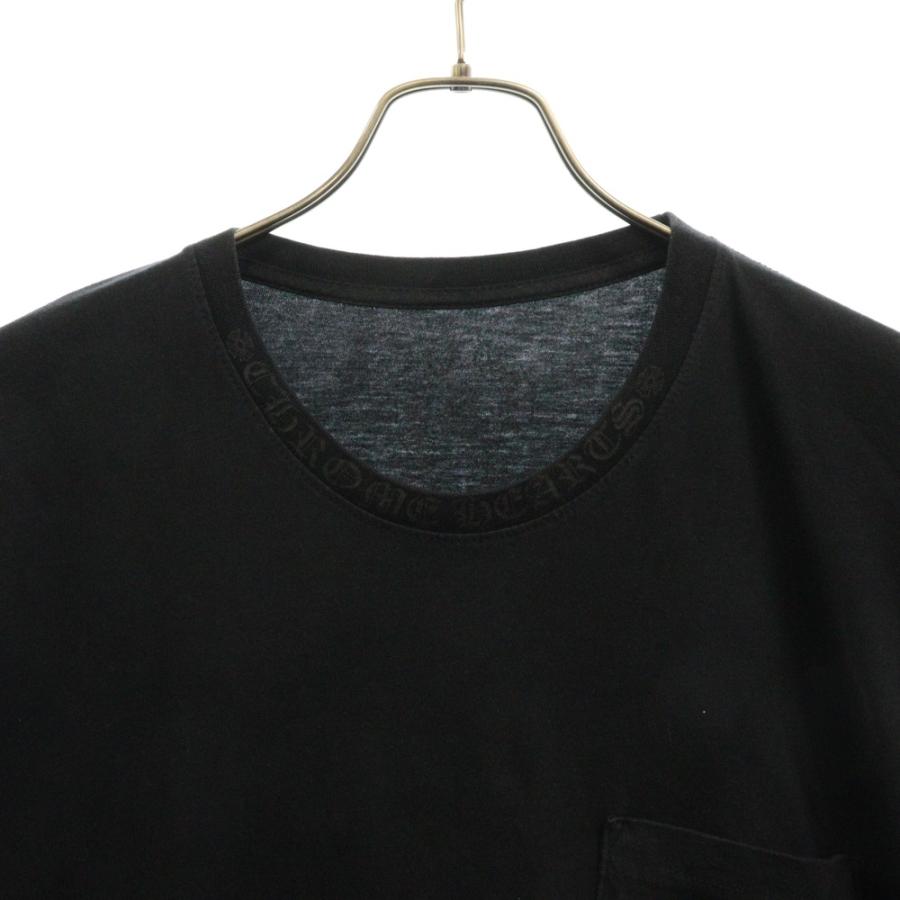 CHROME HEARTS クロムハーツ Neck Logo L/S Tee サイドホースシュー 