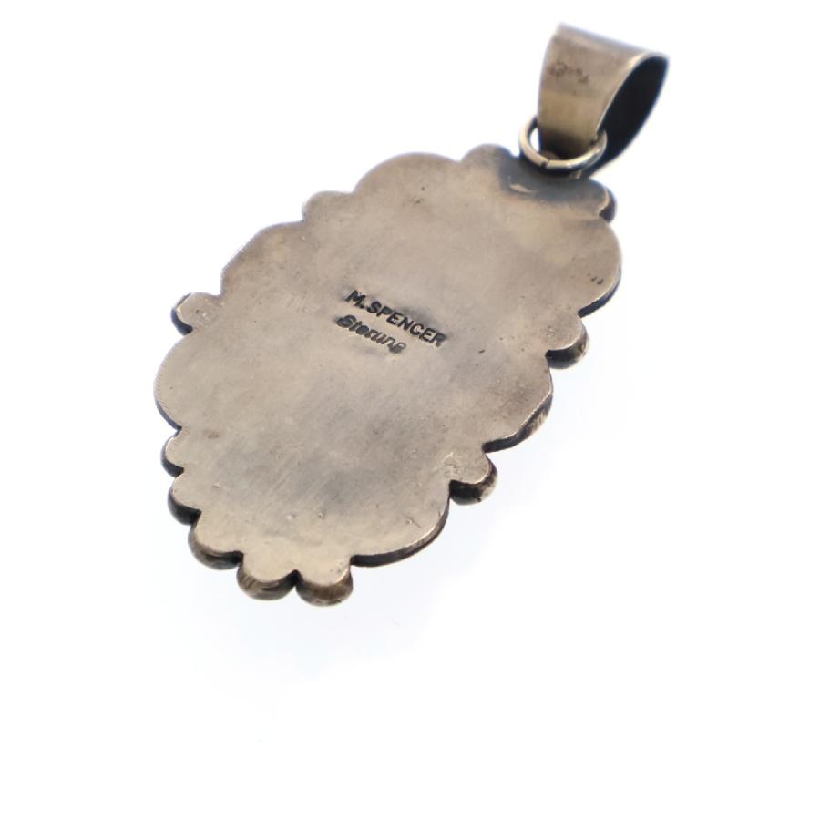 m.spencer ミカエル・スペンサー ターコイズ ペンダントヘッド INDIANJEWELRY インディアンジュエリー ナバホ族 M.Spencerミカエル