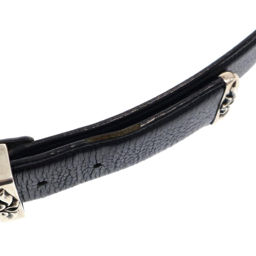 CHROME HEARTS クロムハーツ BLT 3PC OTJ レザーベルト ブラック CHROME HEARTS クロムハーツ BLT 3PC OTJ レザーベルト ブラック