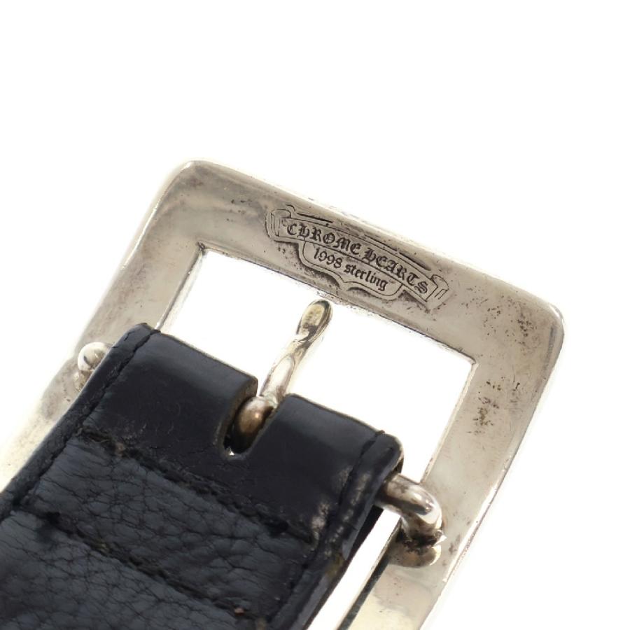 CHROME HEARTS クロムハーツ BLT 3PC OTJ レザーベルト ブラック CHROME HEARTS クロムハーツ BLT 3PC OTJ レザーベルト ブラック