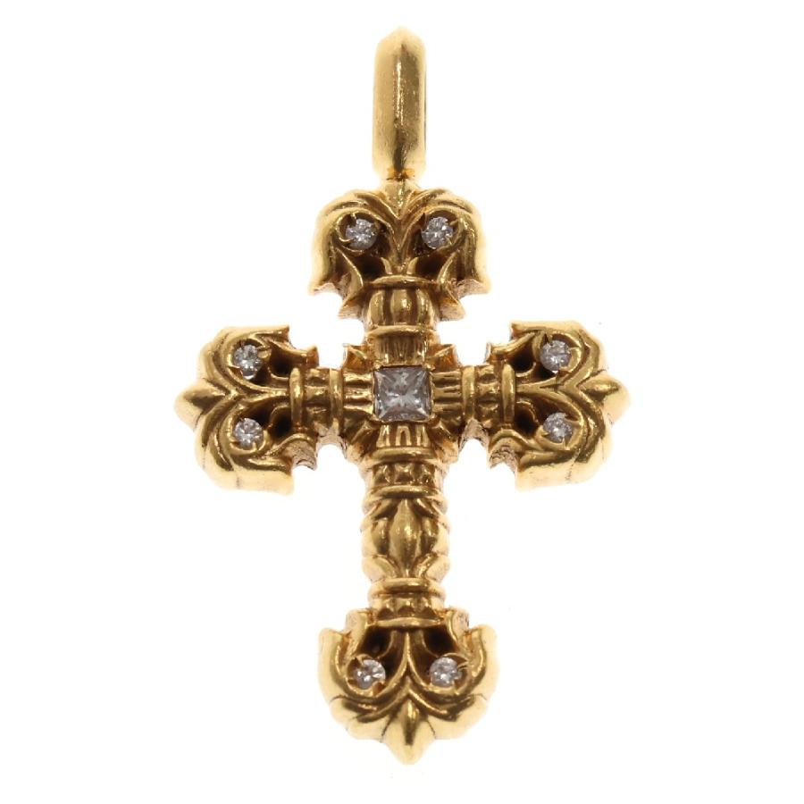 CHROME HEARTS クロムハーツ 22K FILIGREE TINY P/DIA タイニー CHROME HEARTS クロムハーツ 22K FILIGREE TINY P/DIA タイニー