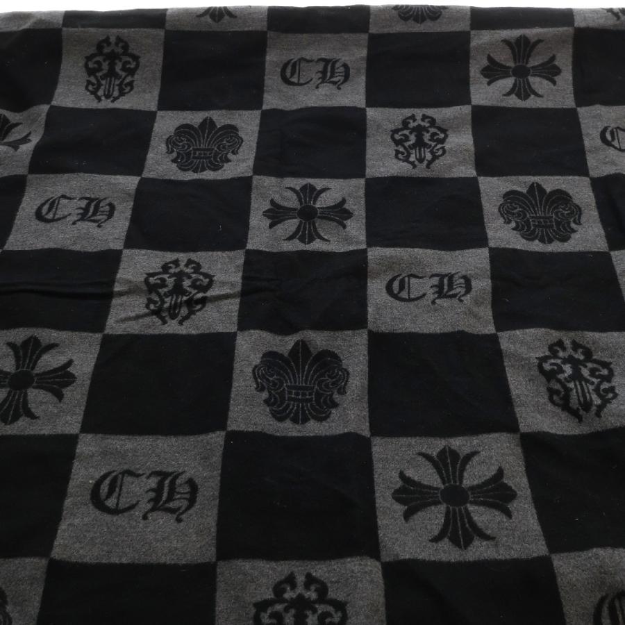CHROME HEARTS（クロムハーツ） 大判ストール スクロールラベル シルク