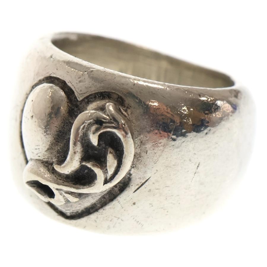 CHROME HEARTS クロムハーツ HEART IN BAND ハートインバンド リング 