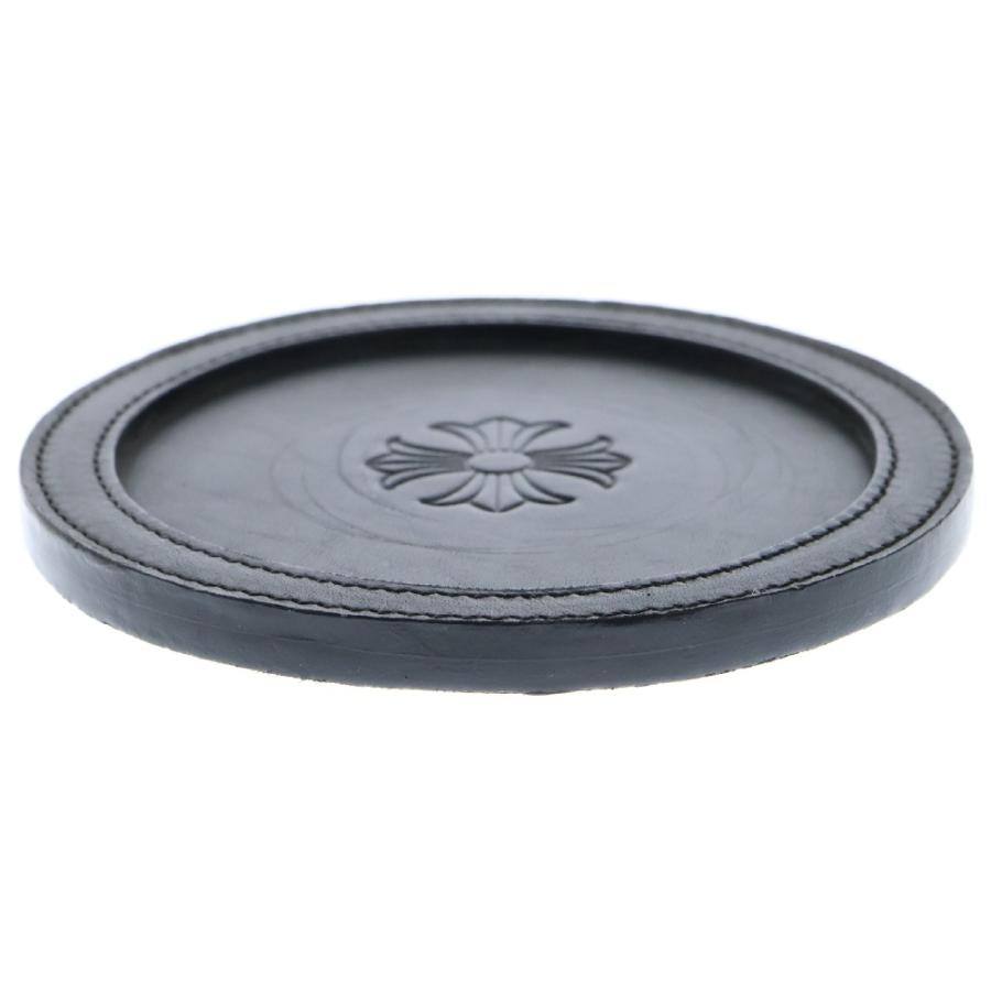 クロムハーツ COASTER/コースター CHプラスレザーコースター ブラック② CHROME HEARTS（クロムハーツ） COASTER コースター CHプラスレザー