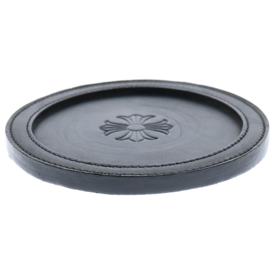 chromehearts クロムハーツ ブラックレザー コースター CHROME HEARTS（クロムハーツ） COASTER コースター CHプラスレザー