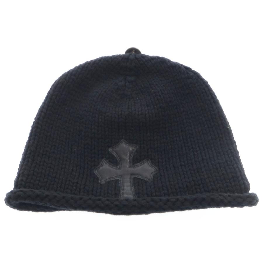 CHROME HEARTS クロムハーツ BEANIE CASH クロスパッチ付き CHROME HEARTS クロムハーツ BEANIE CASH クロスパッチ付き