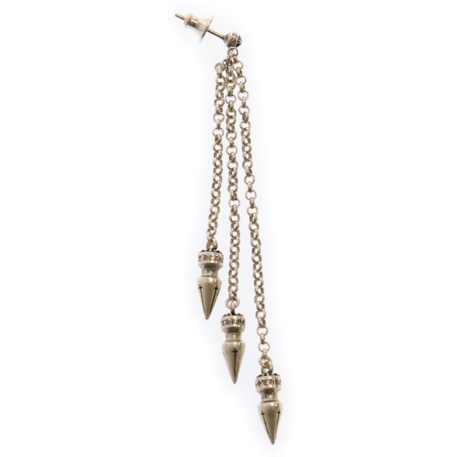 Chrome Hearts スパイクデザイン ピアス クロムハーツスパイクドロップ