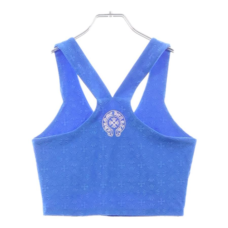 CHROME HEARTS（クロムハーツ） CHプラス総柄リブタンクトップ ブルー