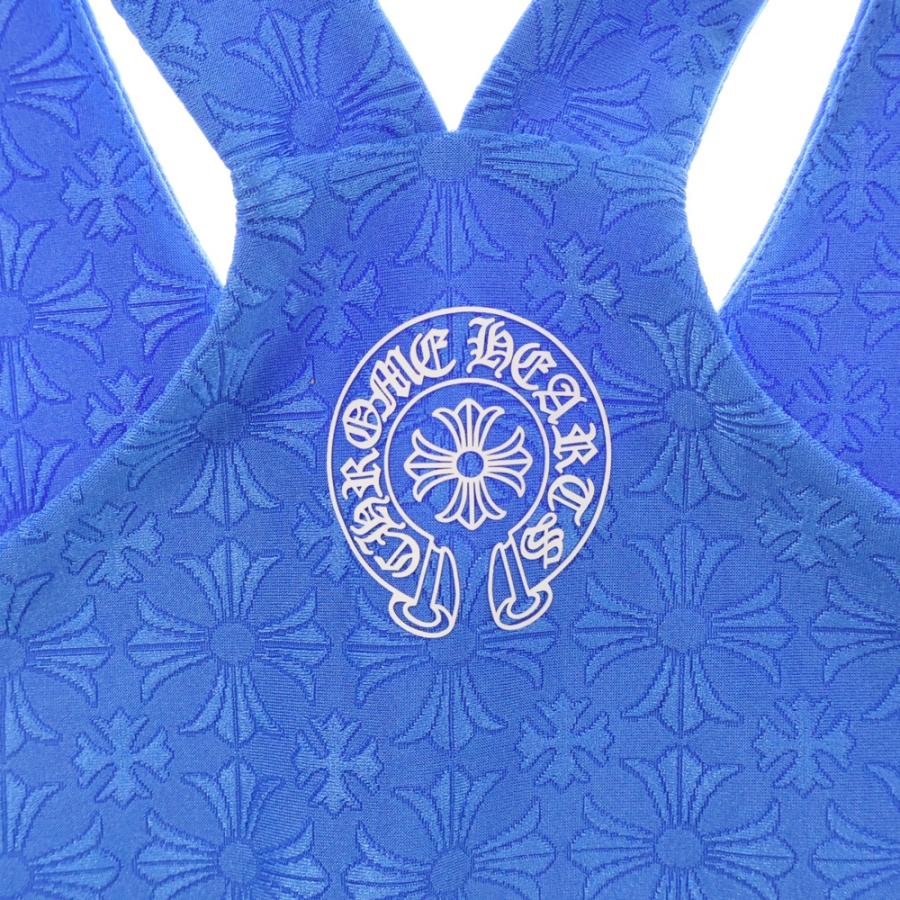 CHROME HEARTS（クロムハーツ） CHプラス総柄リブタンクトップ ブルー