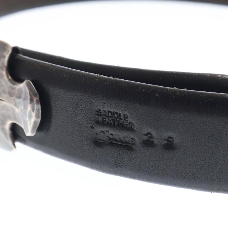 goro's ゴローズ 固定式矢じりバックルレザーベルト 黒 goro's（ゴローズ） 固定式矢じりバックルレザーベルト 黒 : BRING