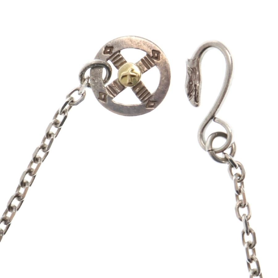 goro's（ゴローズ） メタル付きホイール細角チェーン ネックレス