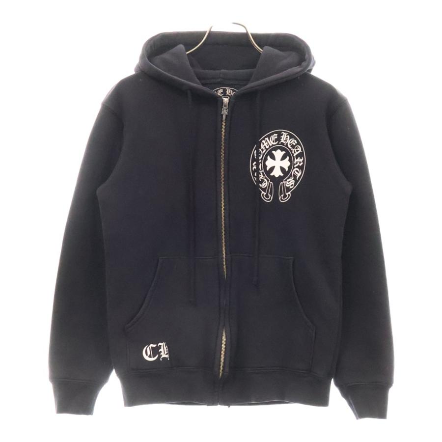 CHROME HEARTS（クロムハーツ） SWTSHRT HD ZIP バックプリント 裏地