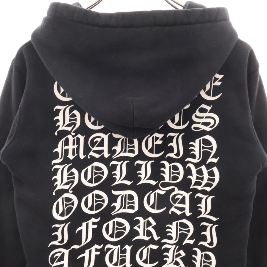 CHROME HEARTS（クロムハーツ） SWTSHRT HD ZIP バックプリント 裏地