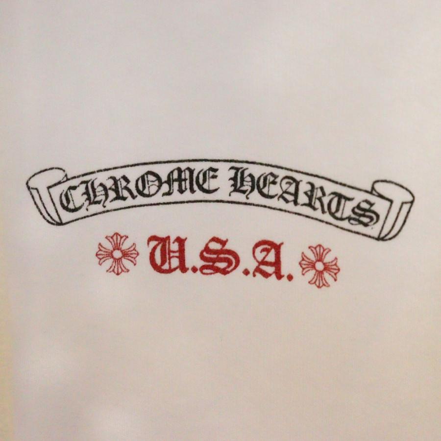 CHROME HEARTS（クロムハーツ） SWTSHRT HD ZIP 星条旗プリントダガー