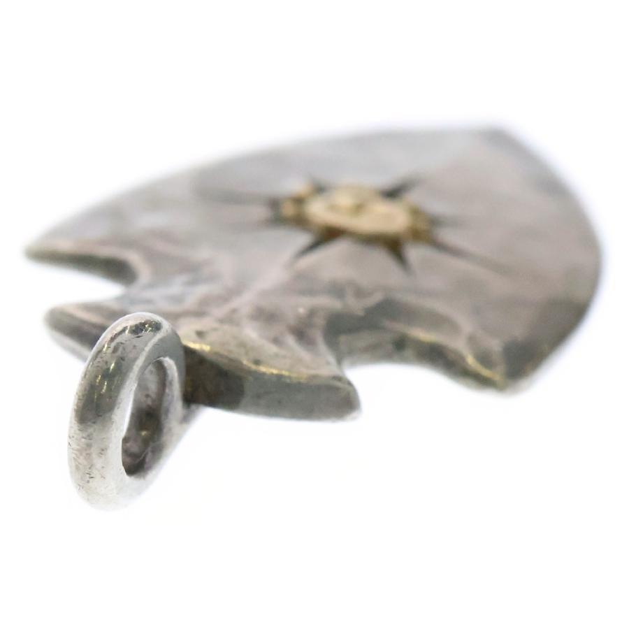 goro's ゴローズ メタル付き矢じり大 ペンダントトップ シルバー