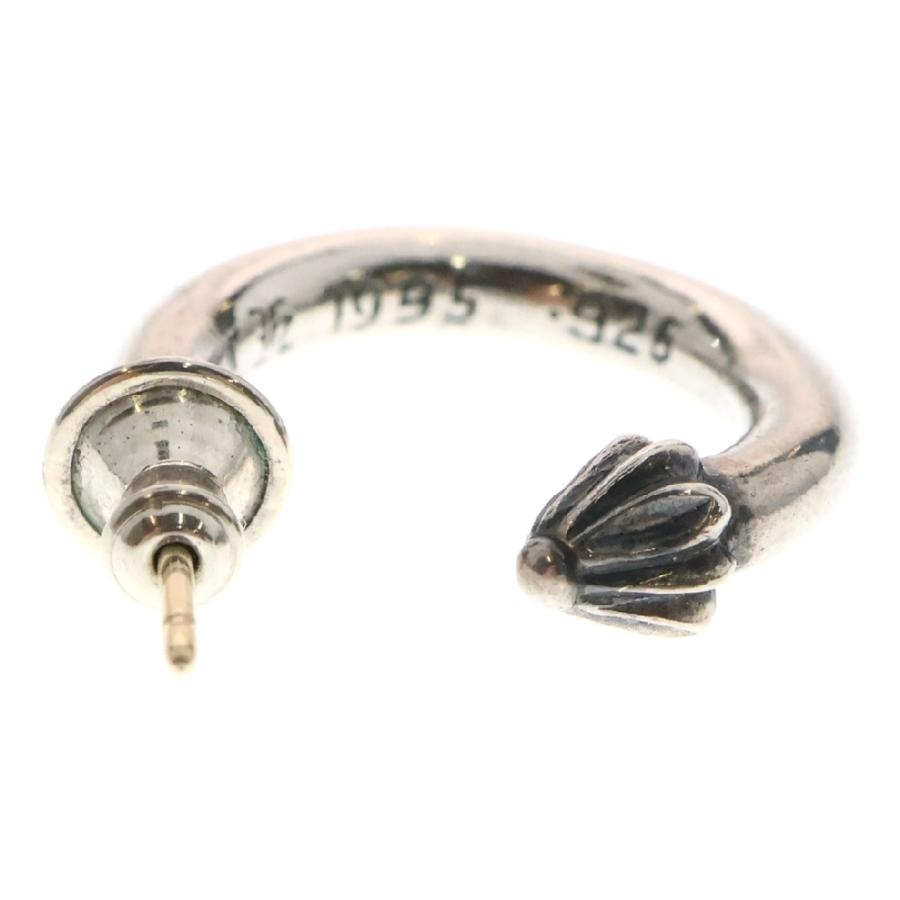 Chrome Heartsシリコンフープピアス ブラック 片耳　新品未使用 CHROME HEARTS 銀座店 クロムハーツ 新品 SALE シリコンラバー クロス