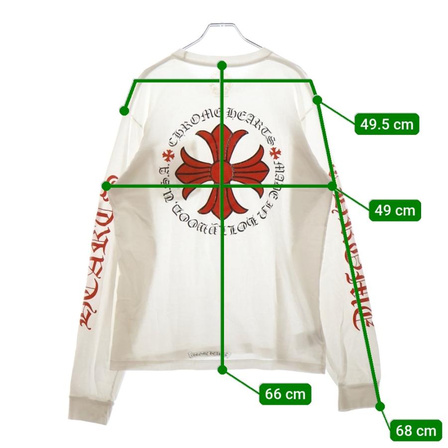 CHROME HEARTS（クロムハーツ） Red Cross L/S Tee レッドクロスロング