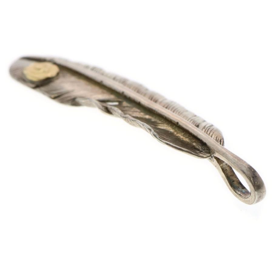 goro's（ゴローズ） 【現行】メタル付き特大フェザー 左向き