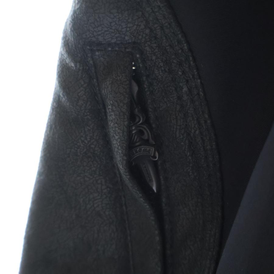 CHROME HEARTS（クロムハーツ） LEATHER 切り替えパッチ付き ハーフ