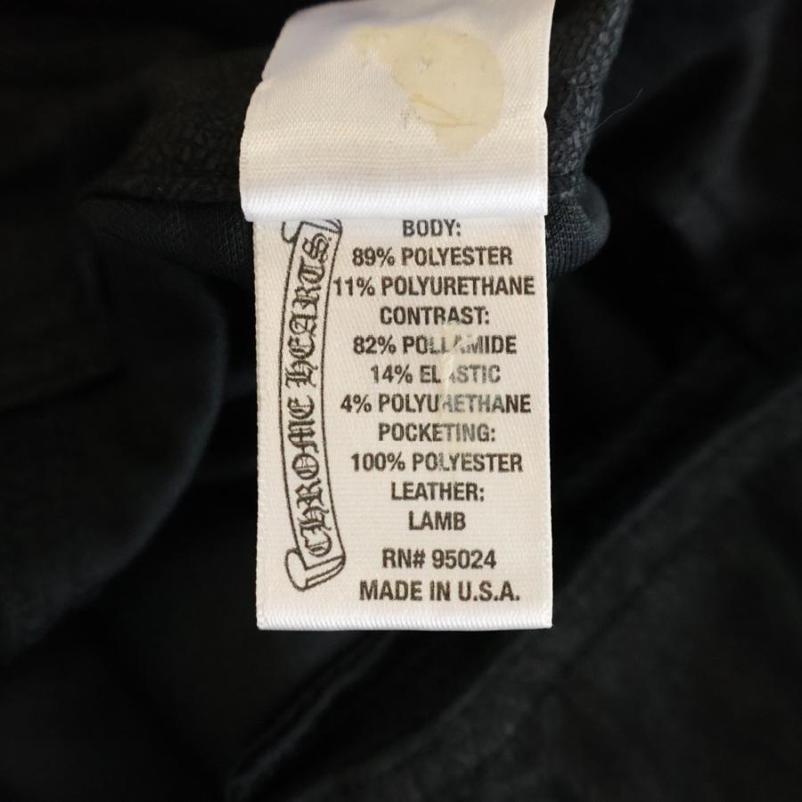 CHROME HEARTS（クロムハーツ） LEATHER 切り替えパッチ付き ハーフ