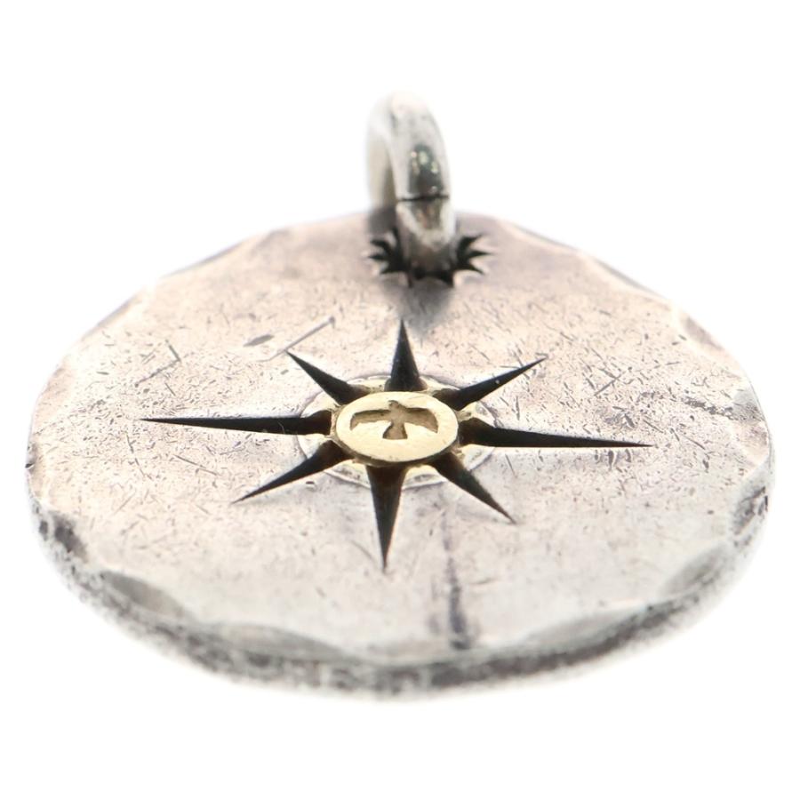 goro's（ゴローズ） たたきメタル中 ペンダントトップ シルバー