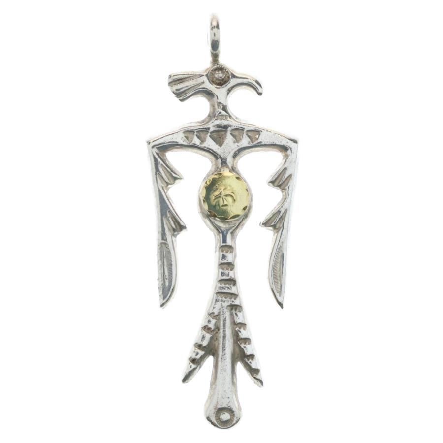 goro's（ゴローズ） K18付きロードランナー ペンダントトップ シルバー