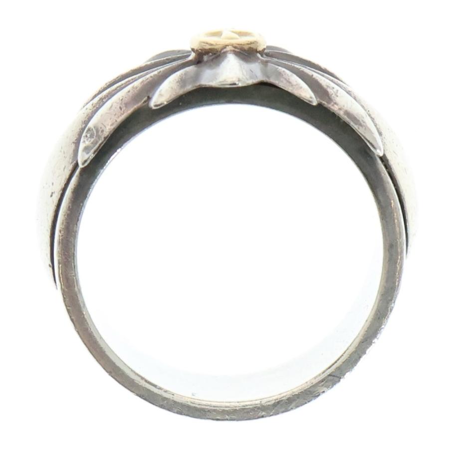 goro's ゴローズ GC-24付き平打ちリング シルバー/ゴールド : BRING