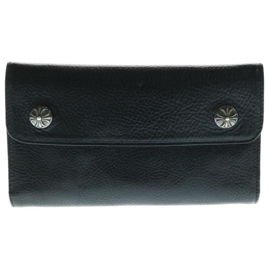 CHROME HEARTS クロムハーツ WAVE ウェーブ レザーウォレット 財布  