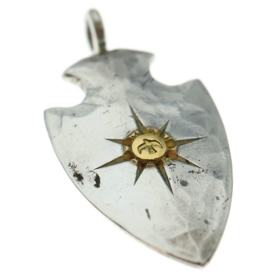 goro's（ゴローズ） メタル付き矢じり大 ペンダントトップ シルバー