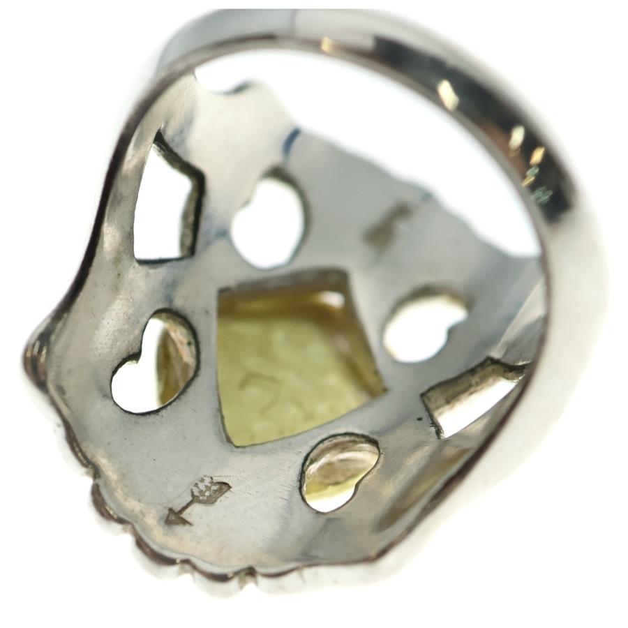 goro's（ゴローズ） 大メタル付きキャストリング シルバー/ゴールド